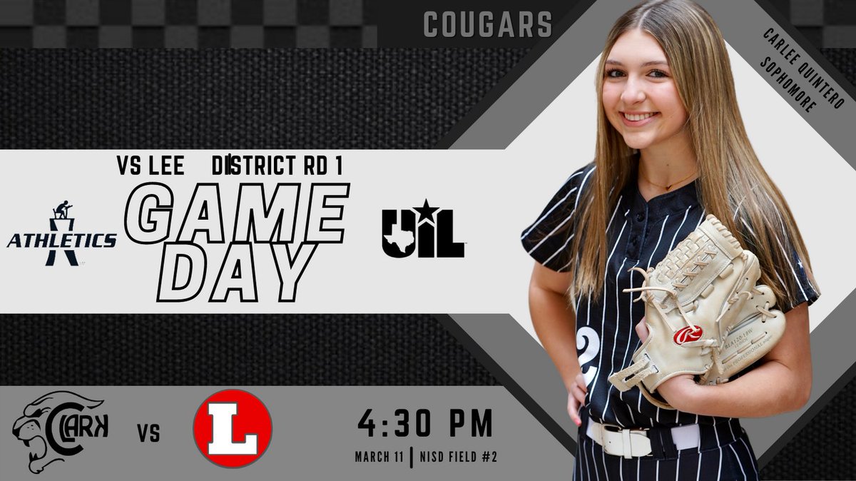 What's cooler than being cool? Playing softball on a cold March afternoon! Game time against Lee has been moved up to 4:30! Bring some handwarmers and cheer on your Cougs!  <a href="/NISD_Athletics/">NISD_Athletics</a> <a href="/NISDClark/">Tom C. Clark HS</a> <a href="/ClarkAthBooster/">Clark Athletic Boosters</a> <a href="/_clarksoftball/">Clark Softball Girls</a> <a href="/CoachHalli/">Becca Halliburton</a> <a href="/clarkcoachkelly/">Coach Kelly</a> <a href="/CoachMeganLow/">Megan Low</a>