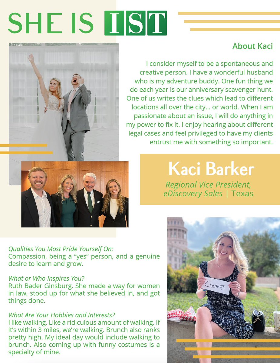ISTEmpowerment's tweet photo. Thank You For Everything You Do, Kaci! #SheIsIST #ISTManagement #WomensHistoryMonth #HerStory #WomenInBusiness https://t.co/lqttq4ML8d