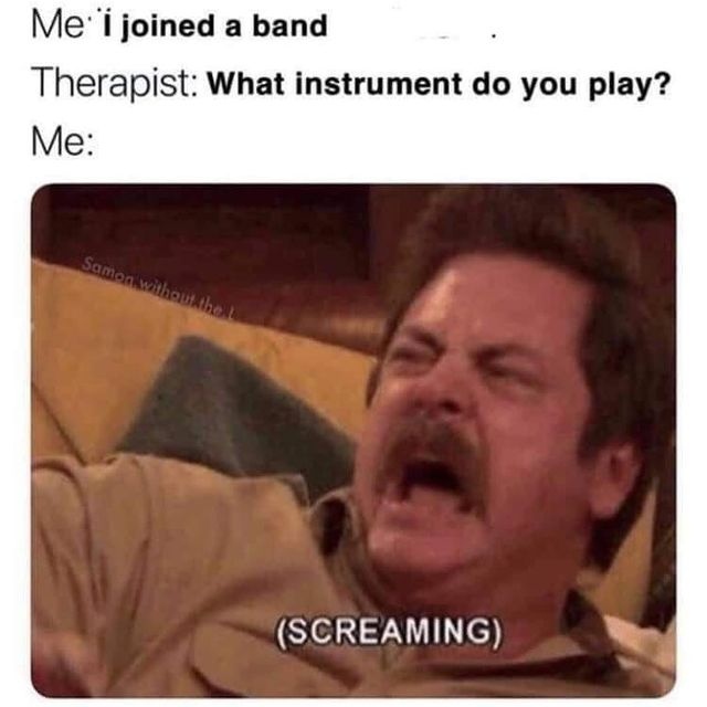 punklikeher's tweet photo. Originally posted by @emo.overload
#punkmeme #punksound #parksandrecreation #parksandrec #sitcom memes #punkmusic #emomeme #emojokes #emomusic https://t.co/51DQOjnQH0