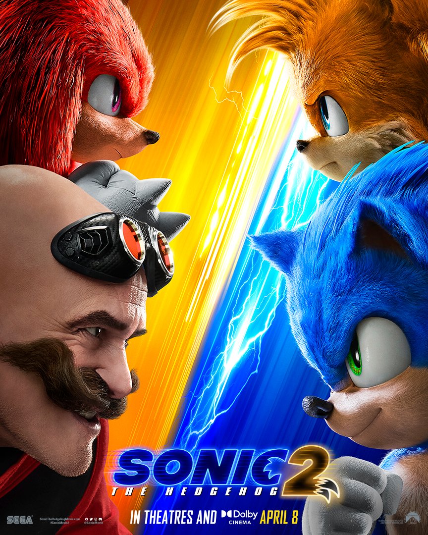 Poster Rápido De Sonic 3 o Filme (Agora Pode)