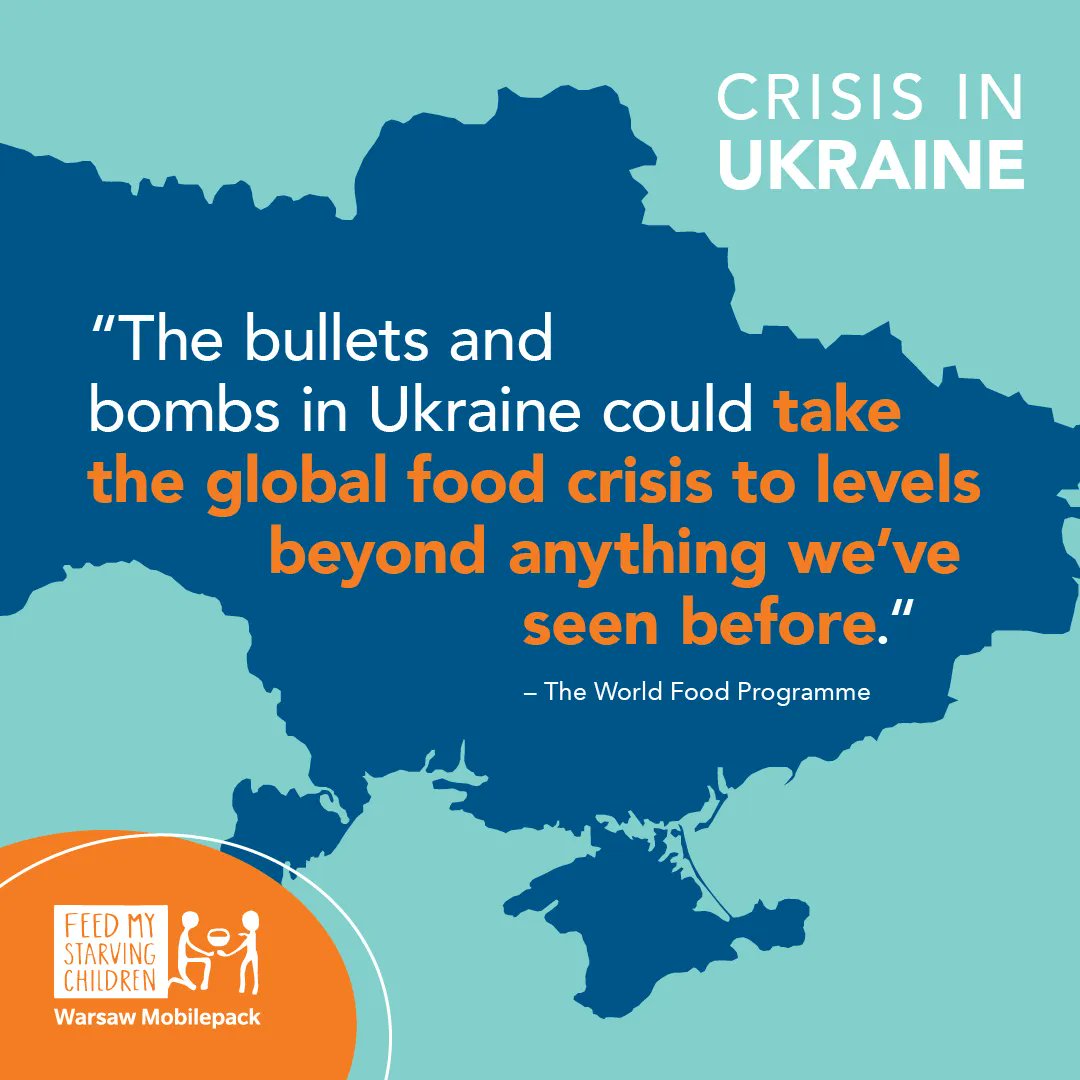 WarsawMobilePak's tweet photo. FMSC is coordinating efforts with our partners in Europe. MannaPack® meals are on their way to Ukraine. More than 2 million additional meals have been requested AND THE NEED IS GROWING. Meals are ready to produce, but we need help funding them. Donate at https://t.co/oPexpKIwgK. https://t.co/OPitnjGKxS