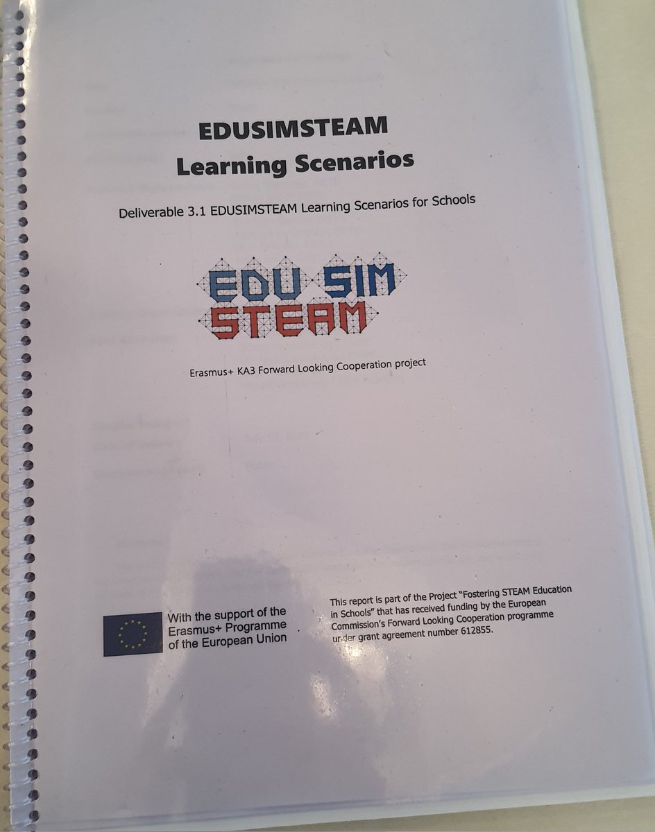 #edusimsteam proje buluşmasında uluslararası ölçekte verimli bir çalışma gerçekleştirdik. Proje kapsamında hazırladığımız öğrenme senaryolarını paylaştık. Toplantıda ayrıca STEM/STEAM eğitimine yönelik bakış açımızı paylaşma şansı da buldum.  #biltemm