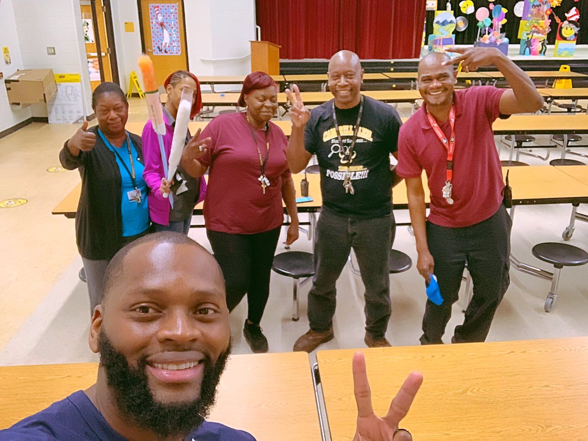 ADNspire's tweet photo. Great meeting with a great team! Thankful for the leadership of our head custodian #MrNellons, our new members #Johnson #MrWilliams and our veterans who have held it down a few years #MrsHicks #MrsDepre #HowCanWeDoBetter #Listen✅ @CampbellES_FCS https://t.co/Fav7nj1ftk