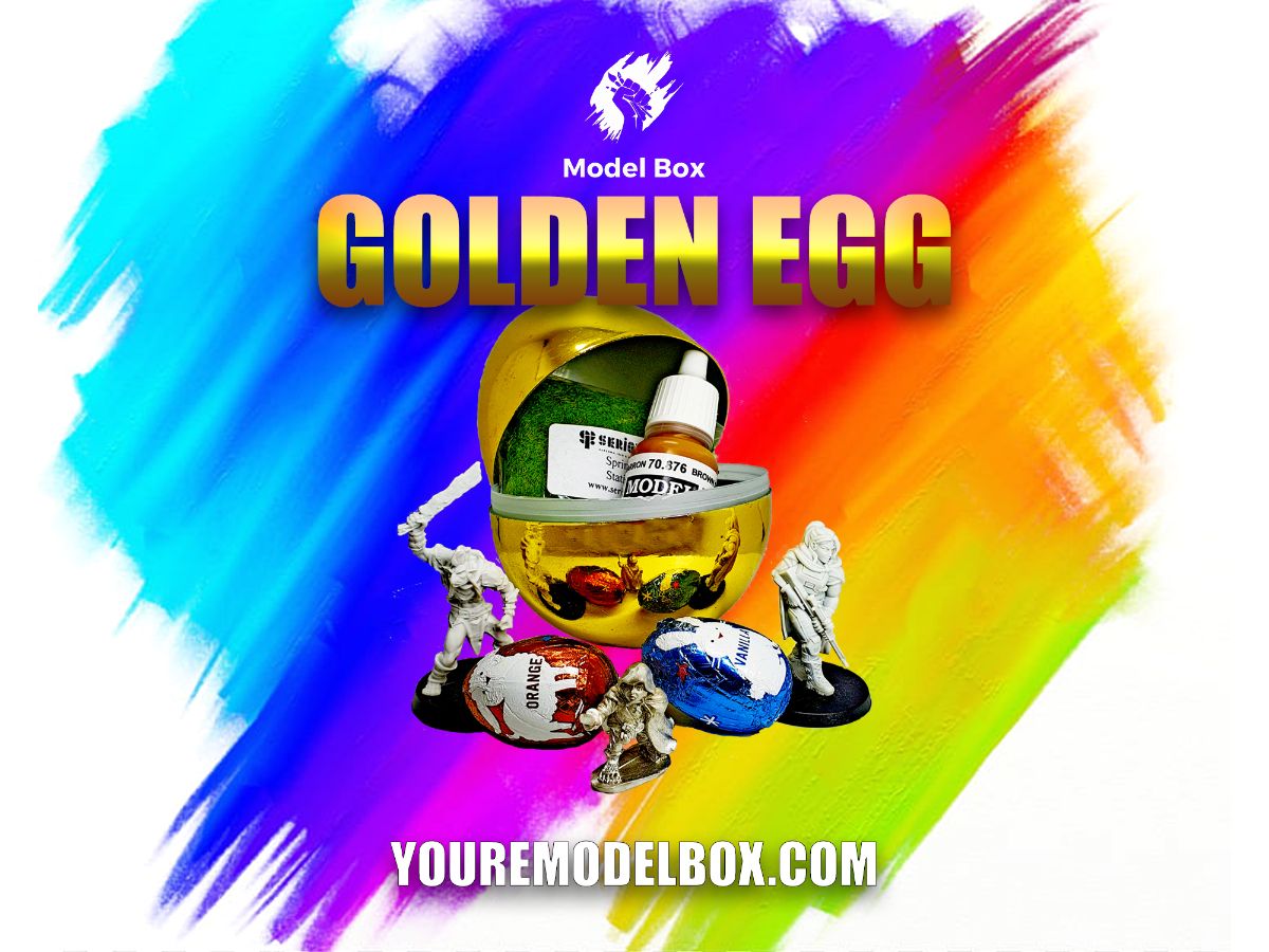 _ModelBox_'s tweet photo. Theme Announcement and Golden Eggs! 📢 - https://t.co/7e62PJOuIs
Next month's theme is here and also we have the Model Box Golden Egg in store!

#yourmodelbox #wargaming #warmongers #paintingwarhammer #paintingminiatures #fantasyminiatures #10mm #10mmgaming #easter #goldenegg https://t.co/DyFdLFcqB3