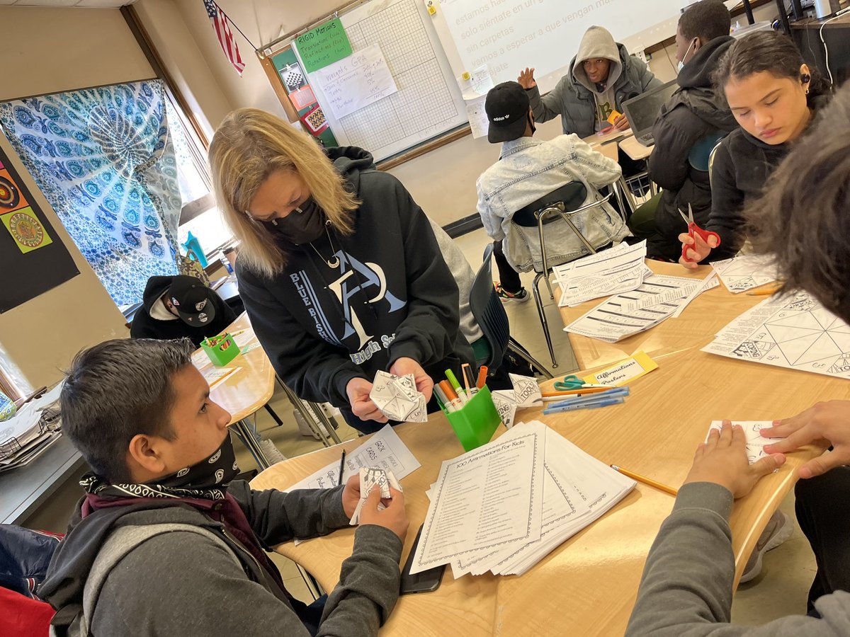 MsMattAPHS's tweet photo. SEL Activities - Affirmations Fortune Teller #affirmations #aphs #SELday  @Asbury_ParkSD @fancynancy613 https://t.co/GD2MAZUmCD