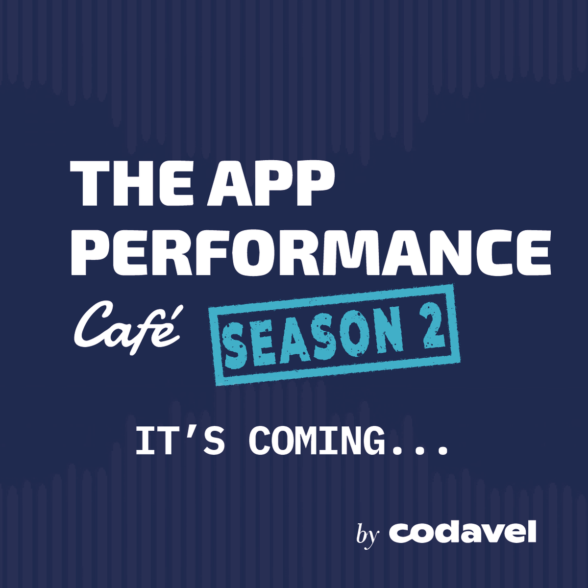 codavel's tweet photo. The time has come! 🙌 A new season of the #AppPerformanceCafe is already cooked. Senthil Padmanabhan, Vice President and Technical Fellow at @eBay, kicks off the podcast's second season!
🆕 The first episode is out next week, so stay tuned! https://t.co/bUDoxrpnTo