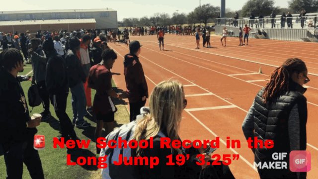 🚨School Record Alert!  Charli Foreman breaks the school record in the Long Jump and takes 1st Place 🥇 at the Lancaster Meet of Champions with a leap of 19’ 3.25” ⁦<a href="/Chrysteg/">Chryste Gaines</a>⁩ ⁦<a href="/scoreeveryplay3/">@ScoreEveryPlay3</a>⁩ ⁦<a href="/KennethGilchr11/">Kenneth Gilchrist</a>⁩ ⁦<a href="/KateyRoseGray/">Dr. Katey Gray</a>⁩ ⁦<a href="/charli_blu33/">Charli Foreman</a>⁩