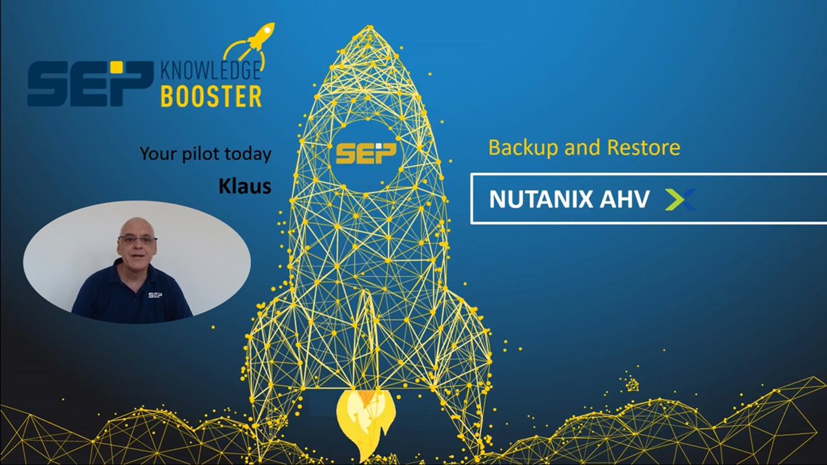 SEPHybridBackup's tweet photo. Nutanix AHV - the 10th hypervisor is supported in SEP sesam Jaglion!
Learn more in the SEP Booster Video: https://t.co/n9yBJrygZL
Nutanix AHV – 10. Hypervisor wird in SEP sesam Jaglion unterstützt!
#Backup #Recovery #NewRelease #Virtual #Nutanix #NutanixAHV https://t.co/OgtdvswbxU