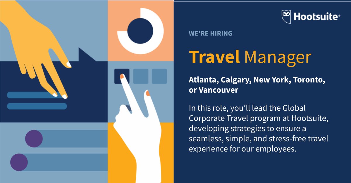 HootBrit's tweet photo. For my #hospitality friends! Want to provide an optimal experience for our business travelers? We’re looking for a Travel Manager to lead our Global Corporate Travel program! Check this out 👉 https://t.co/Ek0Fz4Rmvu #HootsuiteLife https://t.co/AX0uKhc1jx