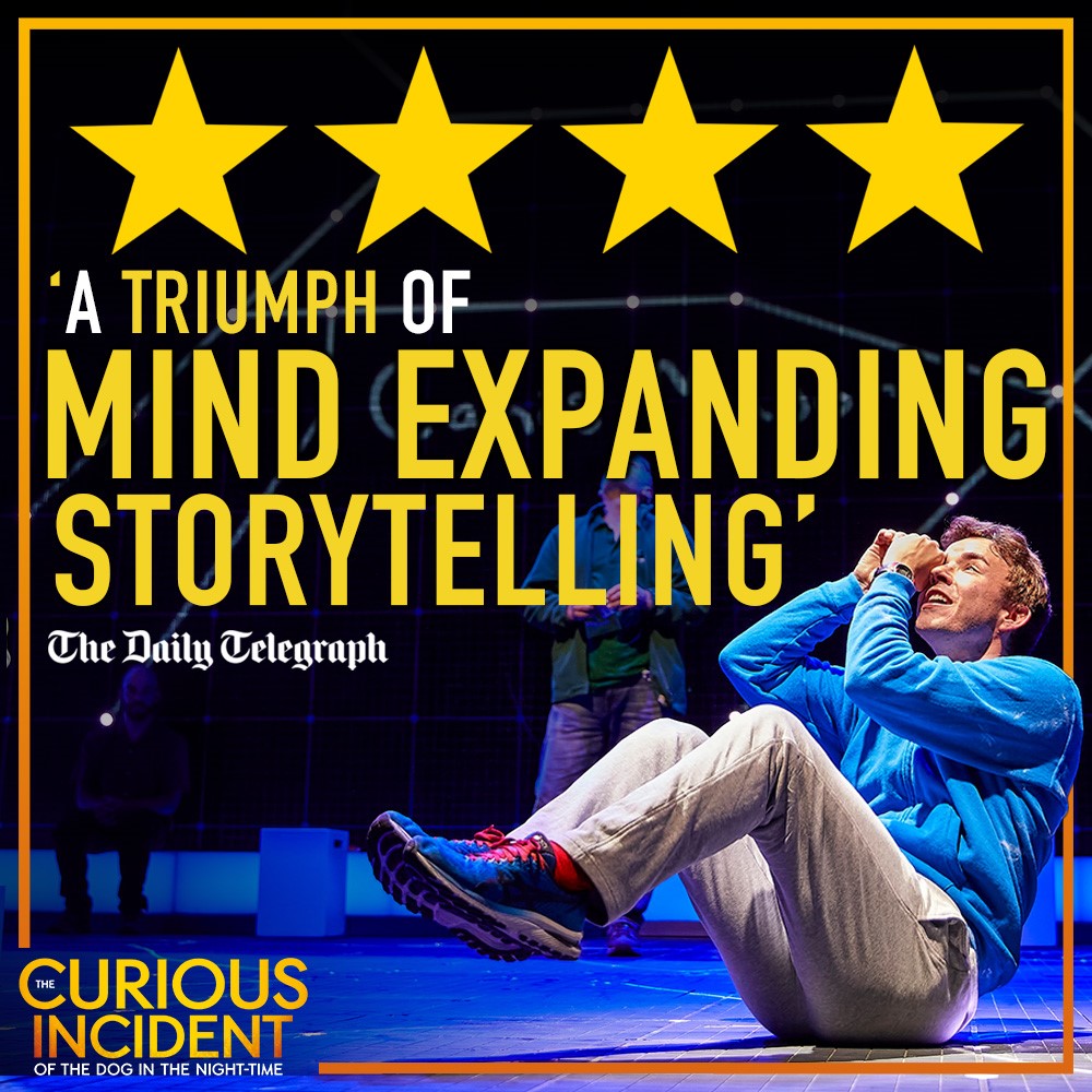 PalaceAndOpera's tweet photo. There are just 3 more performances left of The Curious Incident of the Dog in the Night-Time.
Catch this award-winning production before it leaves Manchester.
📅 Until Sat 12th March
🎟️ https://t.co/rNkX1nCJUm https://t.co/jSetZufxS4