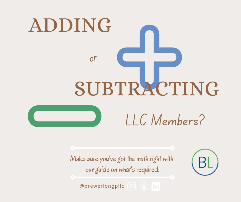 Bringing in new #LLC #members or removing some existing ones is not always #straightforward. Keep your #smallbusiness compliant and learn more here: loom.ly/MVAX3Yc