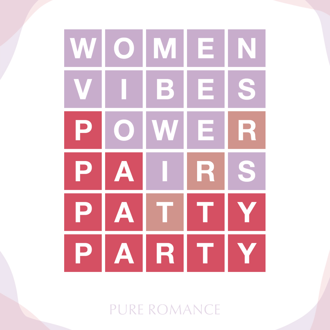 Anyone else been obsessed with #Wordle264 or just us? #pureromance #fridaymorning #FridayVibes