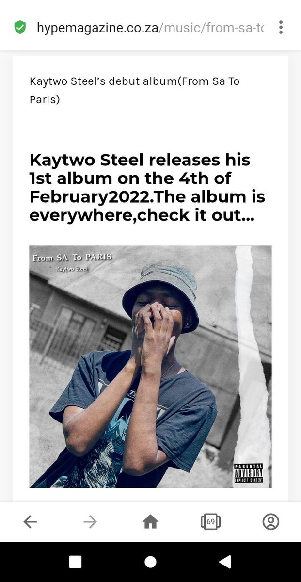 kaytwo_steel's tweet photo. Your boy is now appearing on @HypeMagazineSA we going big this time❤
#Kaytwosteel https://t.co/aHml0P2teD
