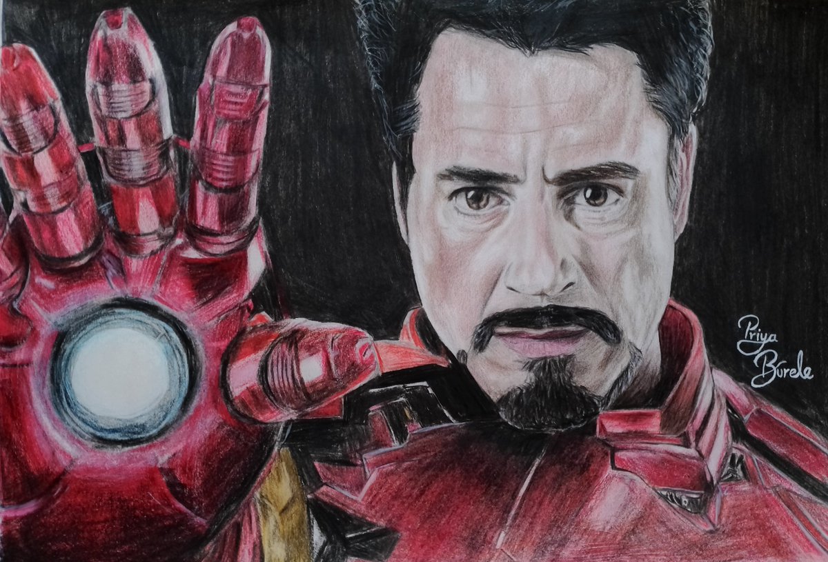priyaburele's tweet photo. Iron man pencil colors sketch on drawing sheet.
Suggestions welcomed💕💕
#sketch #pencilsketch #pencildrawing #ironman #avengers #marvel #marvelcomics #marvelstudios #fanart #traditionalart #drawing #artist #TonyStark #art #RobertDowneyJr  @Marvel @RobertDowneyJr @PlayAvengers https://t.co/D5CnZaFtwz