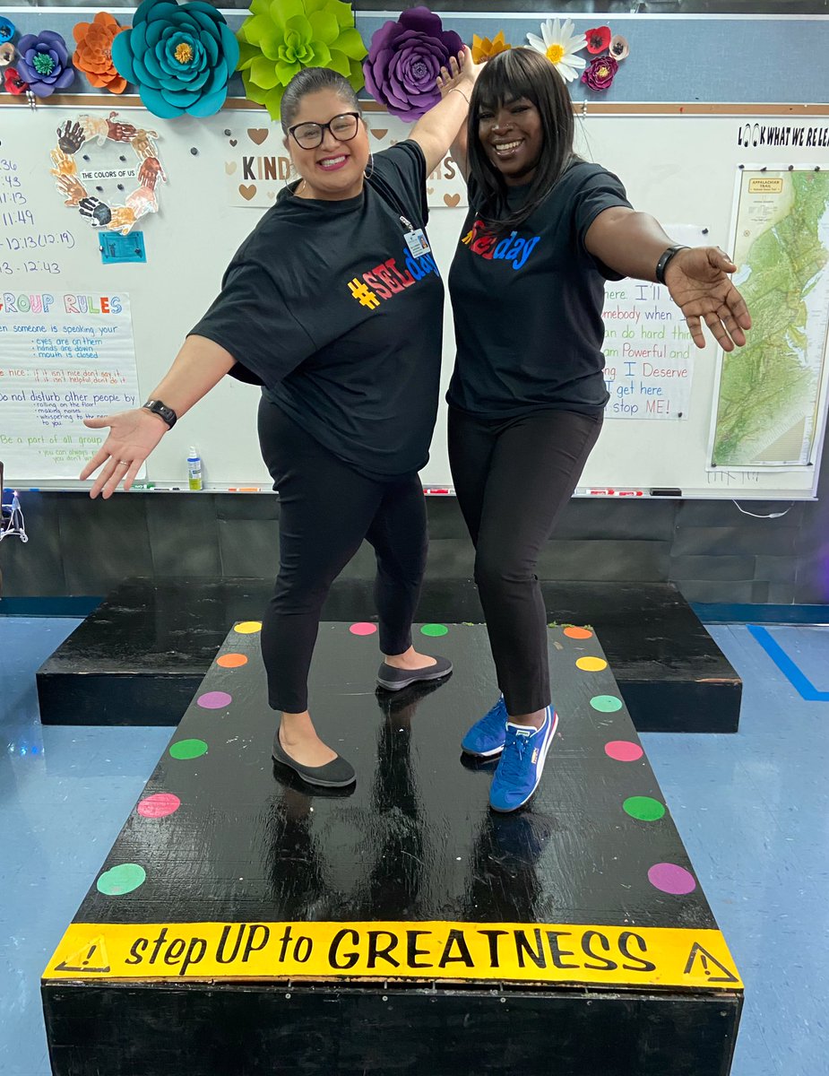 Look who dropped by to say hello!!  Loved getting to spend time with these two amazing ladies and talking all things SEL! #SELday