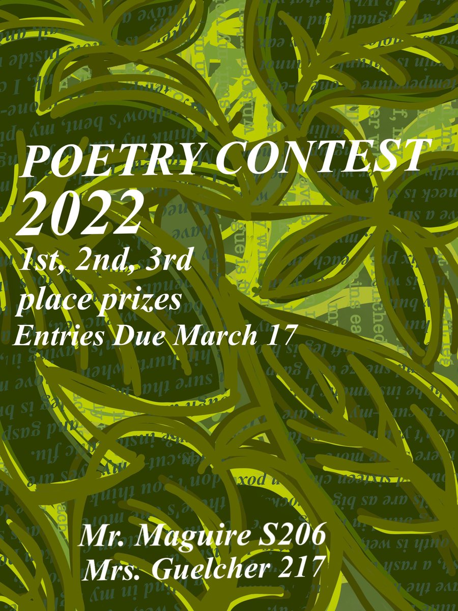 Entries due next Friday. <a href="/CSHSExpressions/">ↁᕮ𐌾ᖇᕮᕮᔕ 0ℱ ↁᓮᔕ0ᖇↁᕮᖇ</a>