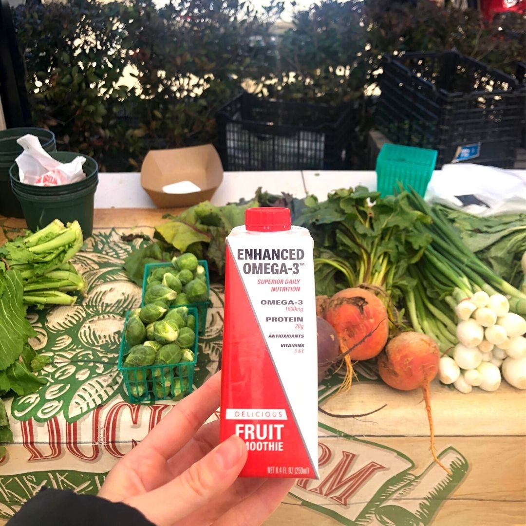 We are on a mission to help you live healthier, happier lives. Get your daily dose of health with our Enhanced Omega-3 drink. 

.
.
.

 #omega3 #fishoil #omega3fattyacids #omega3fishoil #protein #antioxidants #healthyeating #healthyeatingtips #nutrition #farmersmarket