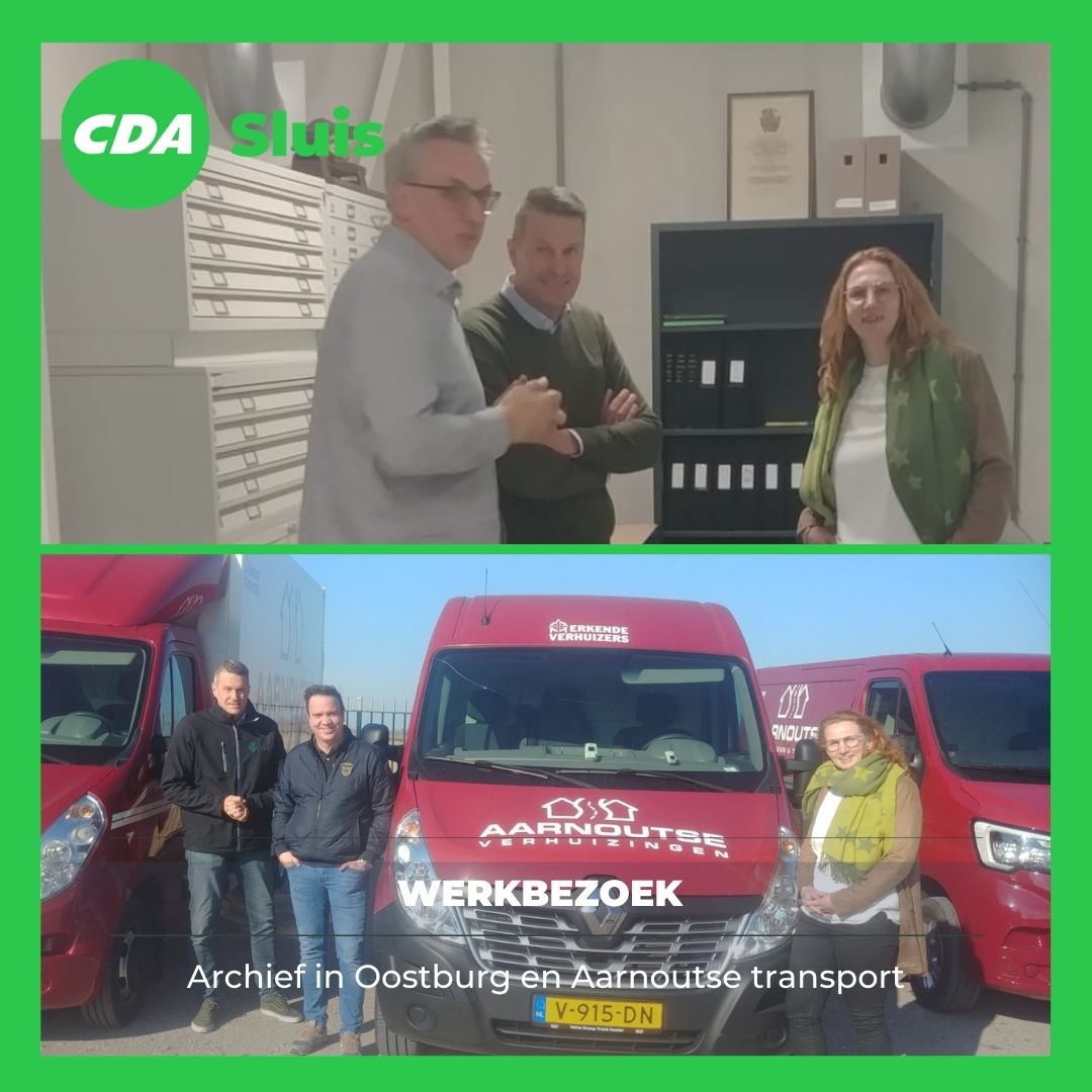 PvdVijver's tweet photo. 𝗪𝗲𝗿𝗸𝗯𝗲𝘇𝗼𝗲𝗸

Vandaag zijn we op werkbezoek geweest bij Aarnoutse transport in Oostburg en het Archief in Oostburg. 

#cdasluis #gr22 #inwonerscentraal #werkbezoek https://t.co/Y3fDrQmXjI