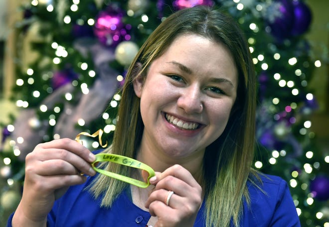 A 24-year-old oncology nurse is driven to serve after being diagnosed with lymphoma at 18. Read the full story by clicking on the link below: rgj.com/story/news/202…

<a href="/lymphoma/">Lymphoma Research Foundation</a> 
#seesharesupport #seetheunseen #eraselymphoma

Photo courtesy of Reno Gazette Journal