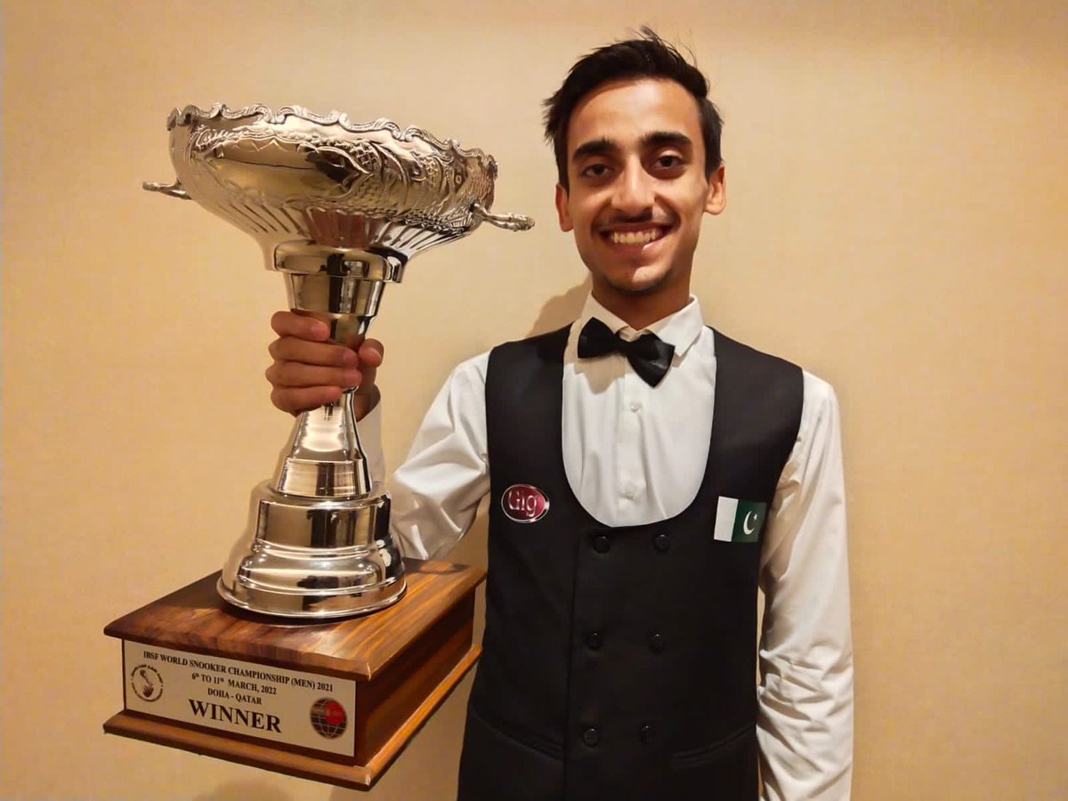 faizanlakhani's tweet photo. IBSF world snooker champion Ahsan Ramzan wants the society to treat snooker champions as important as cricketers, wants government to support cueists of country who have been winning medals for the country continuously. https://t.co/RrjkUaGIGx