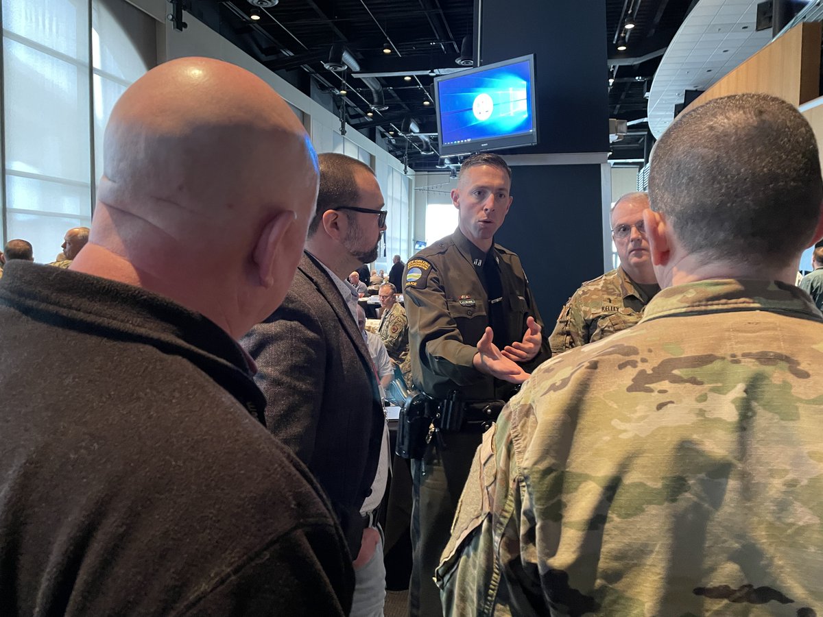NYSDEC's tweet photo. #Cyberimpact22 was coordinated by #TF46 from @MIArmyGuard with @NationalGuardNY and designed to coordinate preparedness for inter-operability communication and multi-agency response to significant/catastrophic incidents from cyber-terrorism or attacks on critical infrastructure. https://t.co/dtbk1Cn9N7