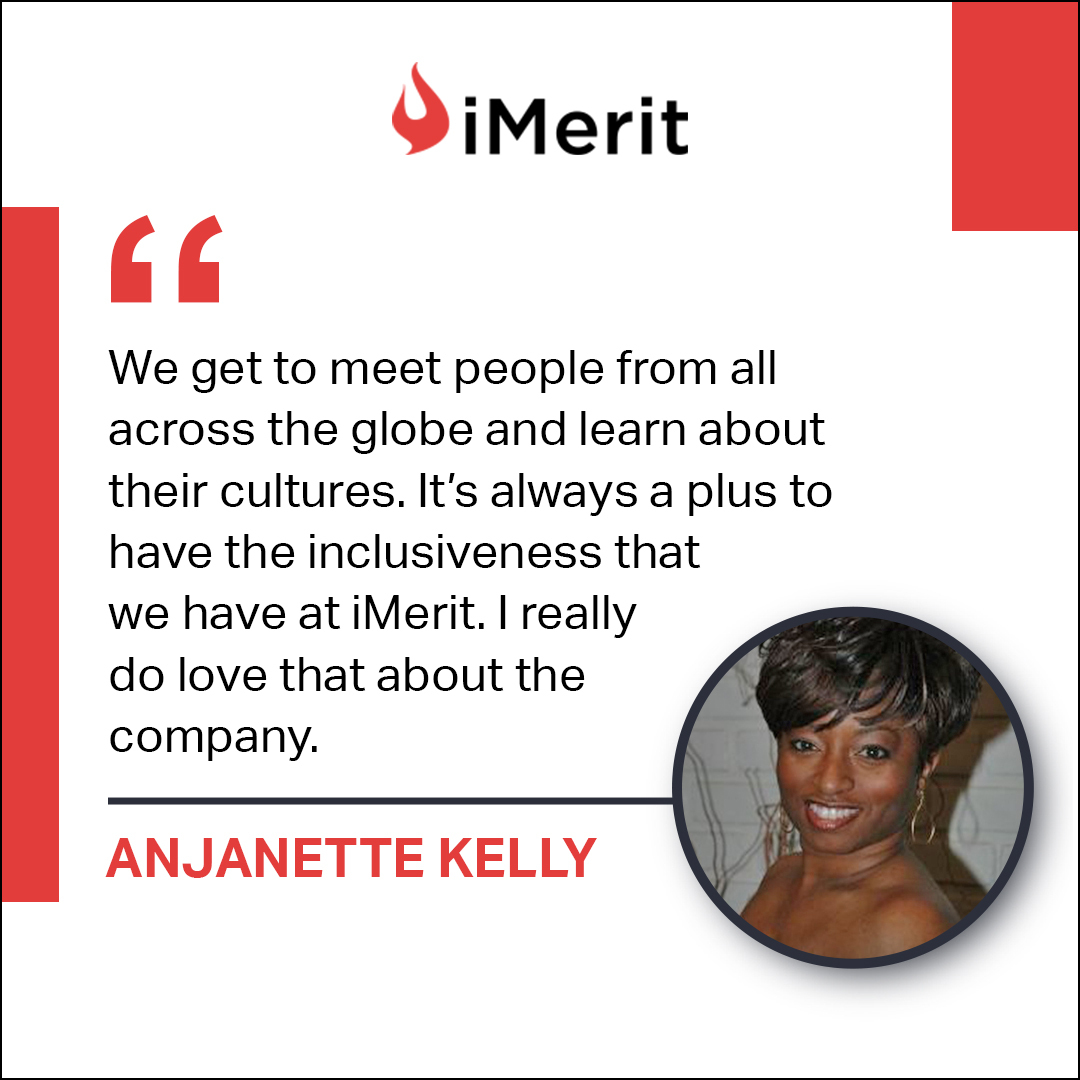 iMeritDigital's tweet photo. We’re committed to creating a #diverse culture at iMerit. Here's what Anjanette Kelly, L&D Specialist at iMerit has to say about the company.
Read more about iMerit's Women in Tech: https://t.co/4uh7zWPxJB
#lifeatiMerit #employeequotes #womenintech #diversity #inclusion https://t.co/emYFDr0yDl