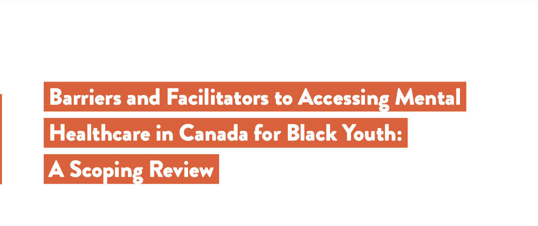 <a href="/REXforYouth/">YouthREX</a> conducted a scoping review on the core barriers and facilitators for Black youth accessing #mentalhealth care <a href="/CMHInnovation/">CICMH</a> #BlackMentalHealthWeek 
Read ➡️ campusmentalhealth.ca/wp-content/upl…