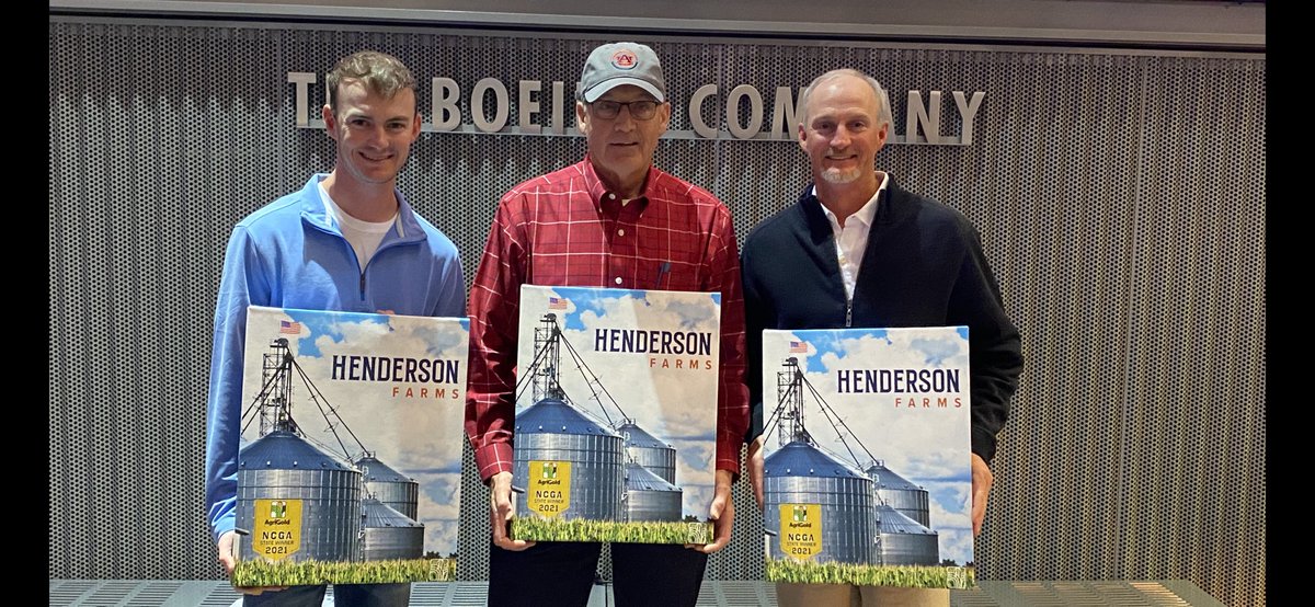 StanfieldChad's tweet photo. Congratulations to Mike, Chad & Jackson Henderson from Alabama on taking 1st place honors in their respective categories. 3 generations on 1 stage in one night. Impressive!! #highyieldcorn #familyfarms @AgriGold @AgriGoldSouth @XtremeAgFarming @cornwarriorstv https://t.co/OrshBQiXKf