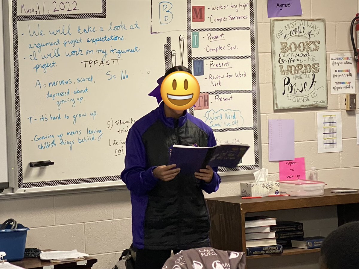 Stringer_ELA's tweet photo. Best part of my day?  Getting a birthday rap from one of my 7th graders. Swag $$ in the house! 😂 https://t.co/VRHGuLEUXK