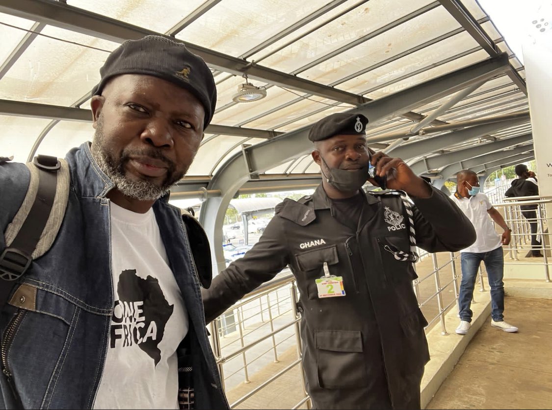 TeamOneAfrica's tweet photo. Mr Alhousseynou Ba PDG de One Africa Group est bien arrivé au Ghana☝🏿♥️🇬🇭                            #OneAfrica https://t.co/HM91Qa6KKk