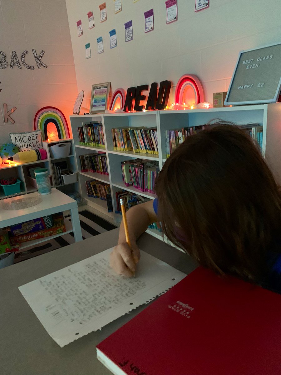SealsStars's tweet photo. It’s an amazing feeling when your students start celebrating when they see their writing prompt! 🤩
They loved writing so much today that they were sad to go to recess &amp; asked if they could do it for homework!! Narrative writing is definitely my Stars’ favorite. #WritingWin 📝🥳 https://t.co/jmn7nqTNLa