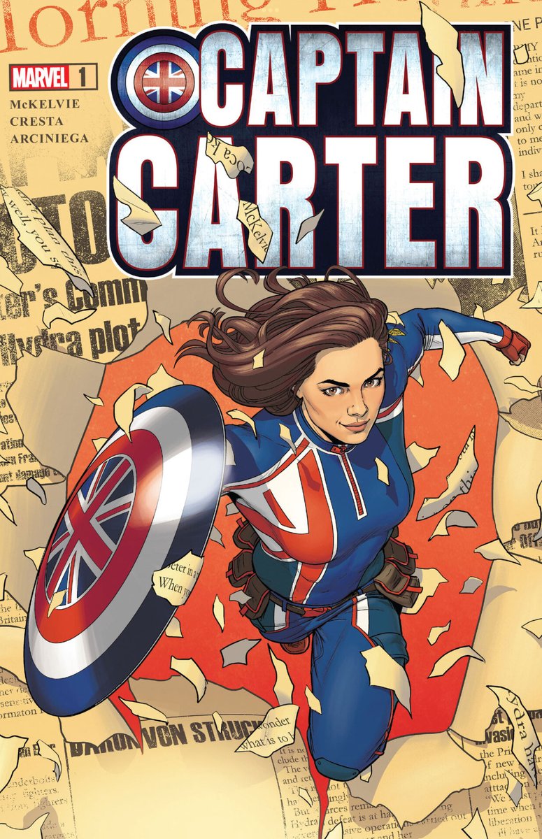 Pick of the Week is CAPTAIN CARTER #1 by <a href="/McKelvie/">Yasmin Mckelvie</a> <a href="/MarikaCresta/">Marika Cresta</a> <a href="/erickarciniega/">erick arciniega</a> &amp; Clayton Cowles!

That and more comics talk on this week's show!