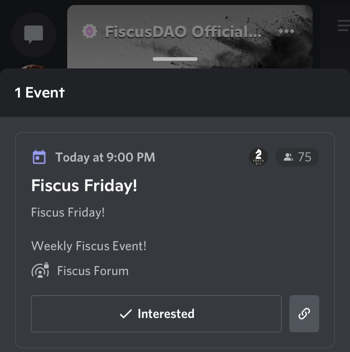 <a href="/FiscusDAO/">Fiscus DAO</a> Weekly AMA at 9pm UTC. Hear from the Core Team and have your questions answered live. LBP announcement incoming 🚨 join our Discord for more details. $FISC
