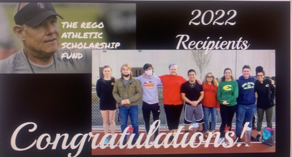 SwainChristian5's tweet photo. It’s such an amazing honor to have 7 EHS student athletes awarded the Rego Athletic Scholarship!  Coach Rego was, is, and always will be, loved at the E!  #RegoStrong https://t.co/OTp0pKLQ4V