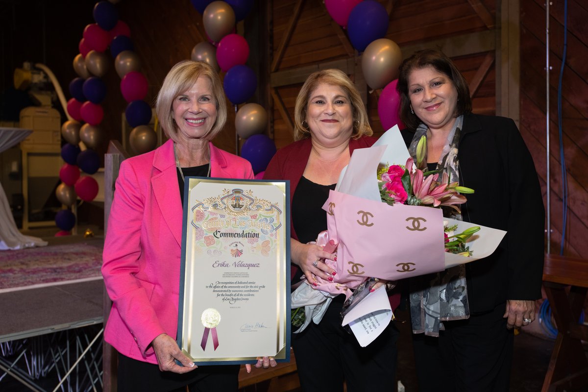 Last night my Harbor Area Director, Erika Velazquez, was one of the women honored by the <a href="/SanPedroChamber/">San Pedro Chamber</a> at their annual Women’s History Month event. Erika started in my office back in my days on the City Council &amp; is one of the most dedicated &amp; reliable people I've ever known.