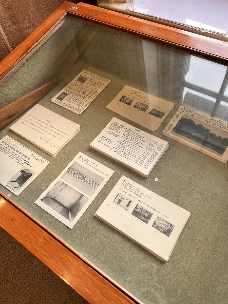 Chelsea_Library's tweet photo. IN YOUR PATH: an exhibition of artists’ books and multiples by created by women is now on display. Curated by artist Denise Hawrysio &amp; librarian Siobhán Britton, it features works from Denise’s personal collection of artists’ books and from @Chelsea_Library’s special collections https://t.co/kBC1enYCs4