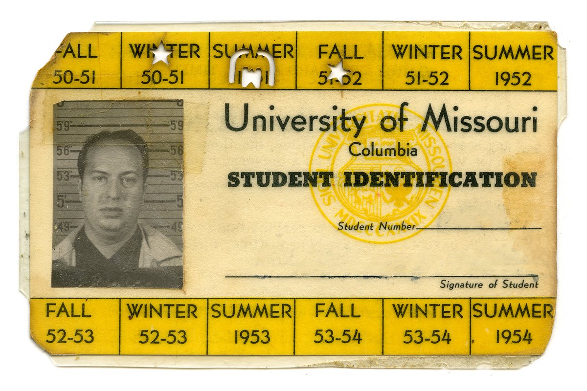 Mizzou's tweet photo. ID card #Throwback — which #Mizzou ID did you have? 🐯 https://t.co/wZ1QRDyetg
