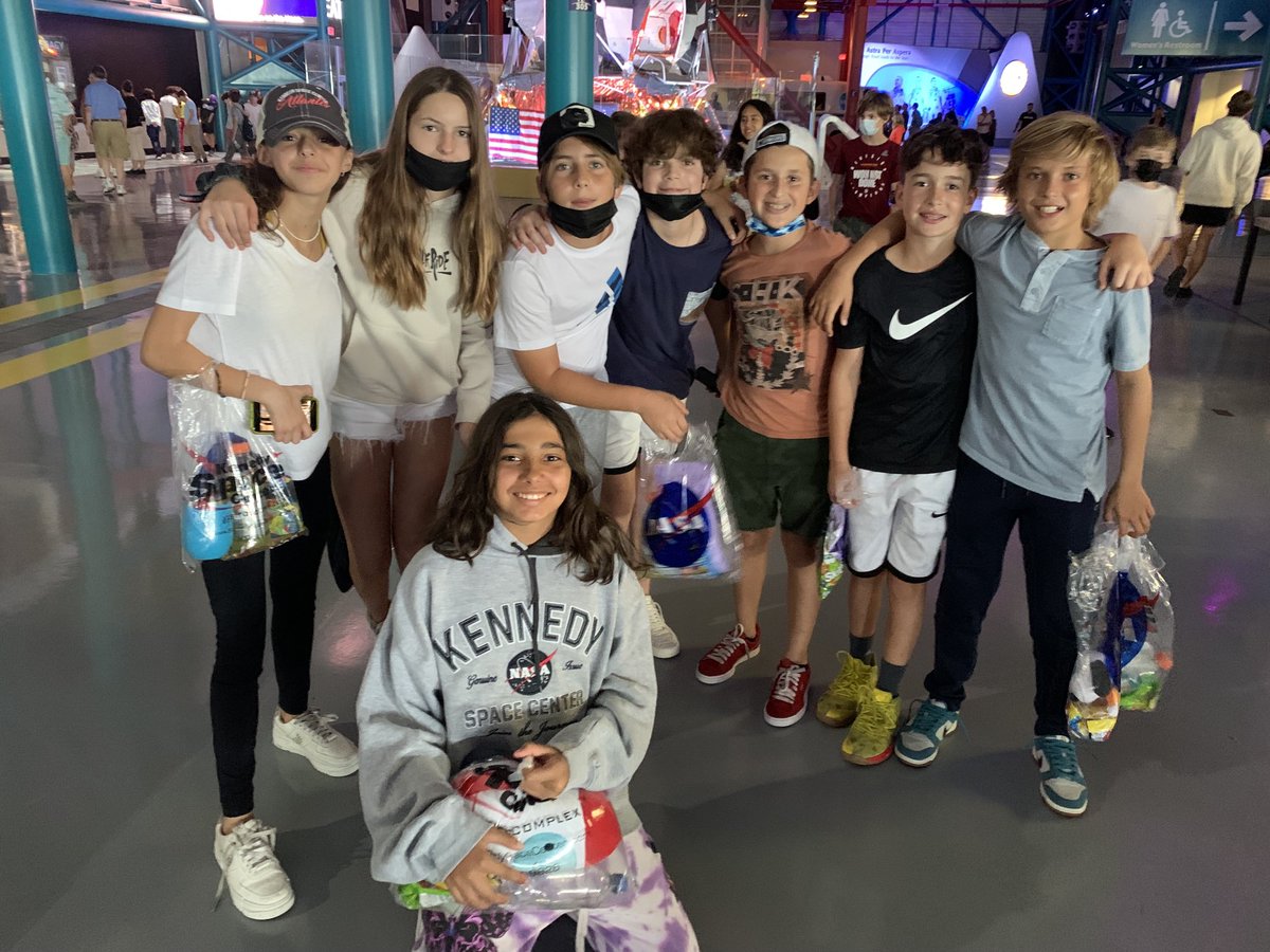 6th Grade students on their 3rd and final day at the Kennedy Space Center #GulliverPride