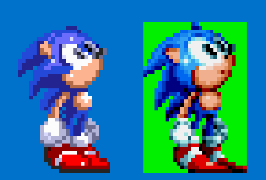 Ok this is really common, people say that the sonic 3 Sprite looks weird,  and also they prefer the sonic 2 Sprite. Honestly I prefer the sonic 3  Sprite. I don't know