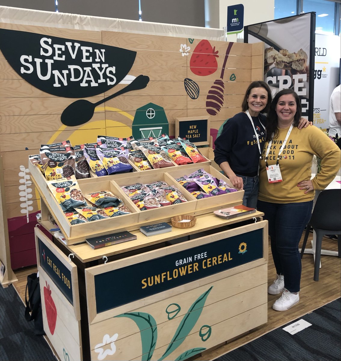 MNagriculture's tweet photo. We're thrilled to be joined in the #MNPavilion at @NatProdExpo by exciting MN Food & Bev companies, including @WickedKitchenWW, @SevenSundaysMN, @bigwattbevco, & @JonnyPops. https://t.co/Am90zbFIOc