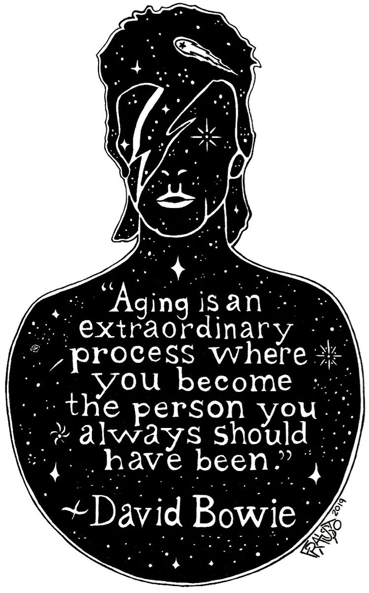 Wise words from our hero.
#BowieForever