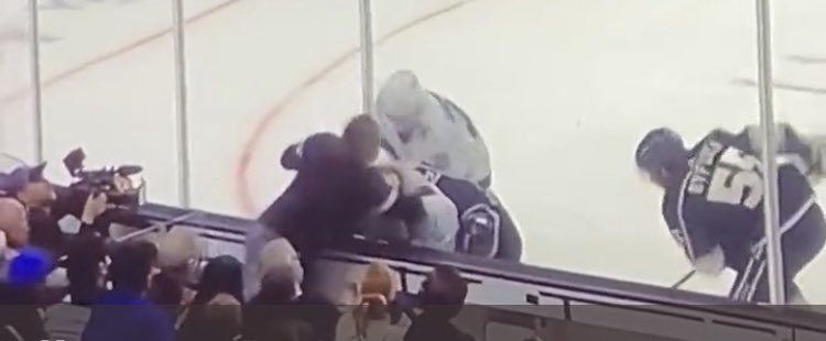 heatdaddy69420's tweet photo. Insane Maniac Tries To Elbow Cogliano In The Head Through The Glass. My column: https://t.co/7w3UdcQiB5