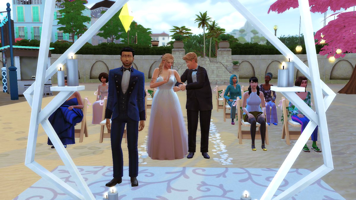MelonBubblesTTV's tweet photo. I know the pack is still broken but look how cute <3
her dad walked her down the aisle
#sims4 #weddingphotos #simswedding https://t.co/TIu9l4VctE