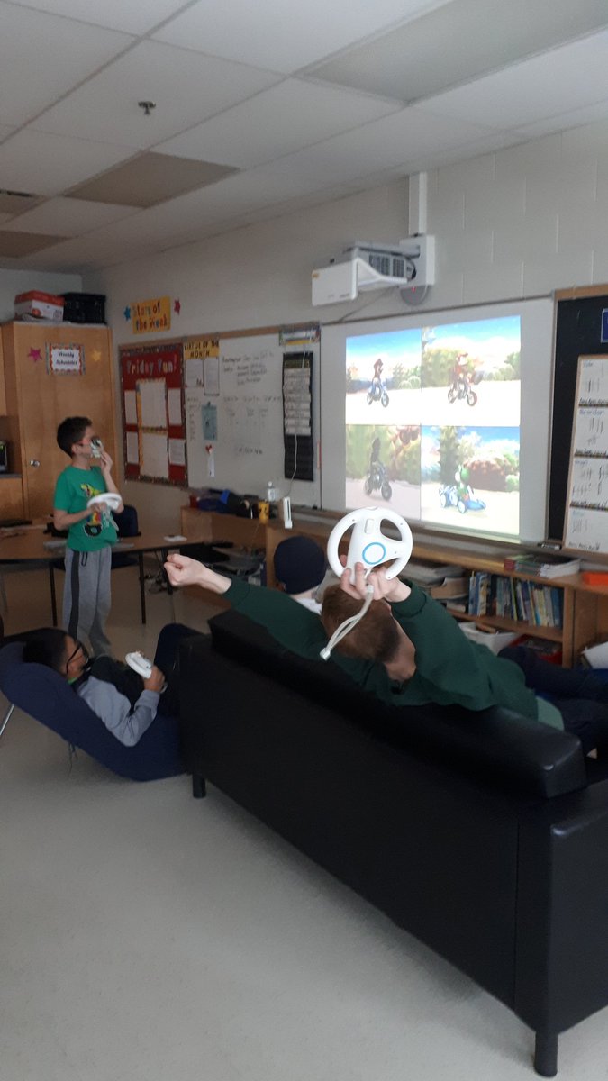 mrs_kitney's tweet image. Mr. Dormer joined us for Mario Kart during #FridayFun 
Thanks for hanging out with us in #EXCELclass !