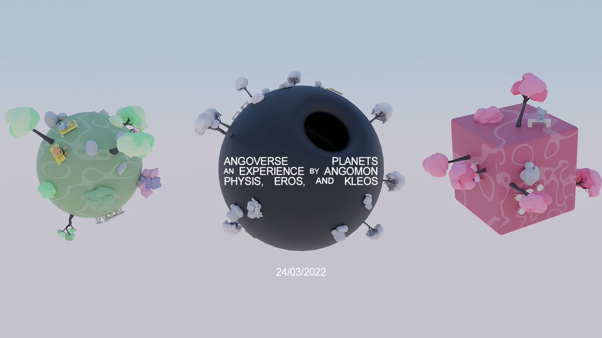 ANGOMON PLANETS AIRDROP

It is time to drop the planets. To be eligible to claim yours, you must have your Angomon delisted from marketplaces for the following period:

Monday 14.3. 10 PM UTC - Thursday 24.3. 10 PM UTC