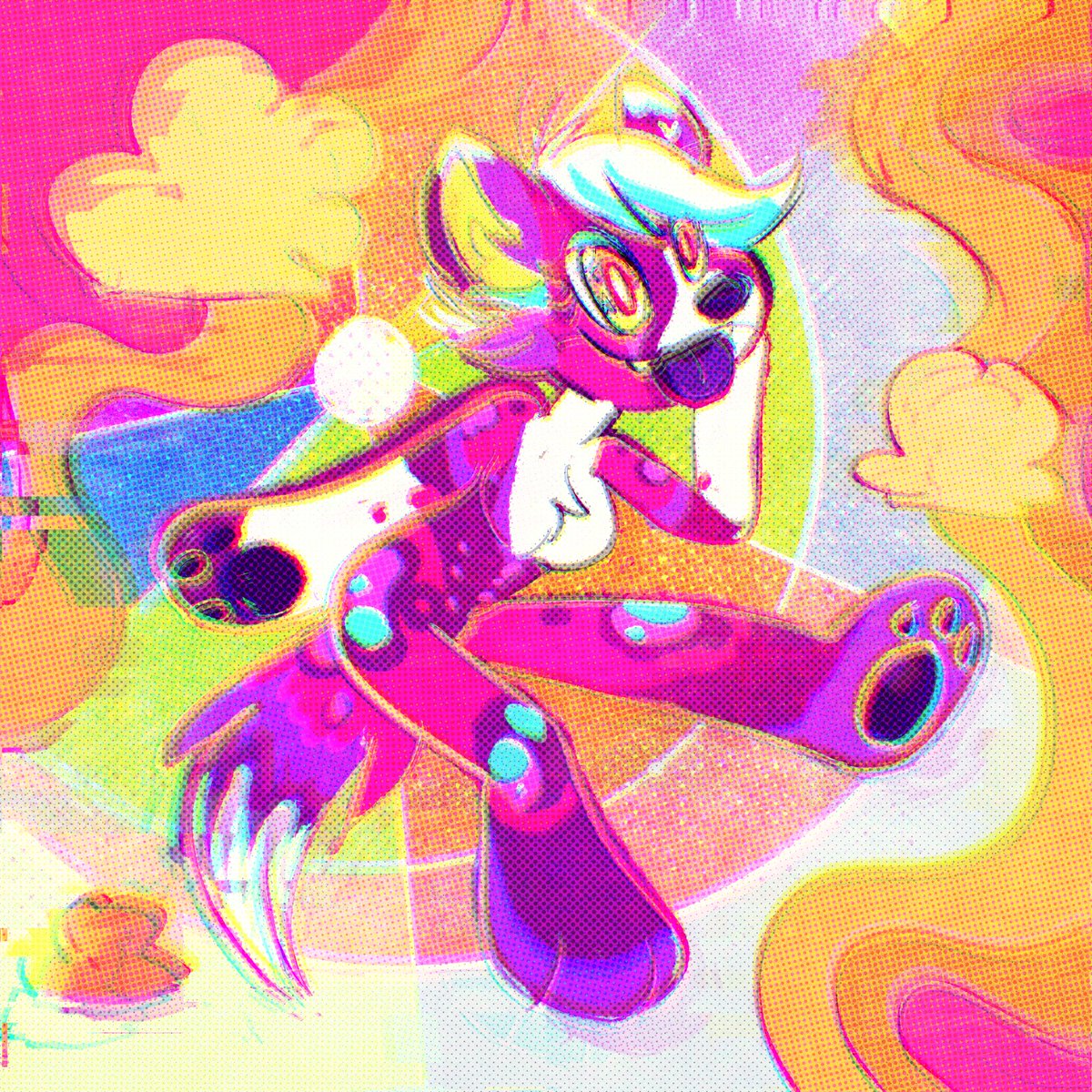 🌸 lupine 🌸 on X: Sketch for @GlitterTitPup 🌅 🌈  t.coWkJuKOu1h4  X