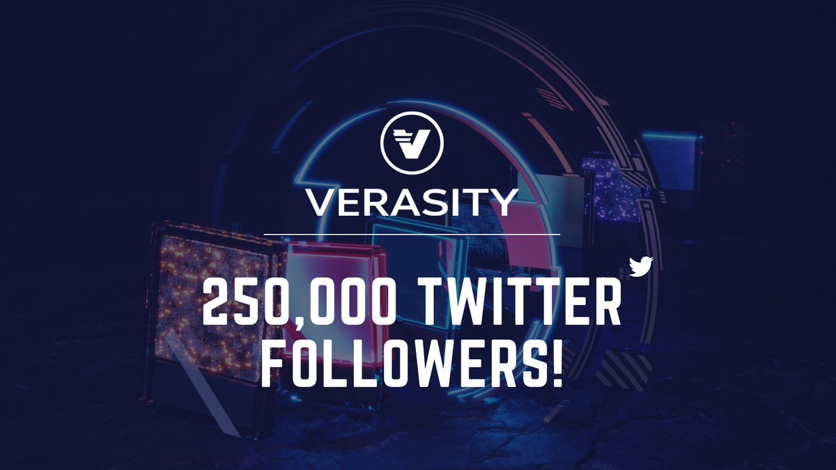 ...and just like that, <a href="/verasitytech/">Verasity</a> blasts past a quarter of a million followers on Twitter! 

Thank you all for making this community bigger and stronger everyday, have a great weekend #verasians! 

$VRA #Blockchain #Crypto <a href="/rjmark_verasity/">mark@veratech.org</a>