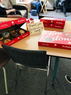 Valleyview_BSD's tweet photo. What a nice way to finish up the week with a tasty treat from Tim Hortons. Thank you Teichroew Family! https://t.co/WCTdELms8V