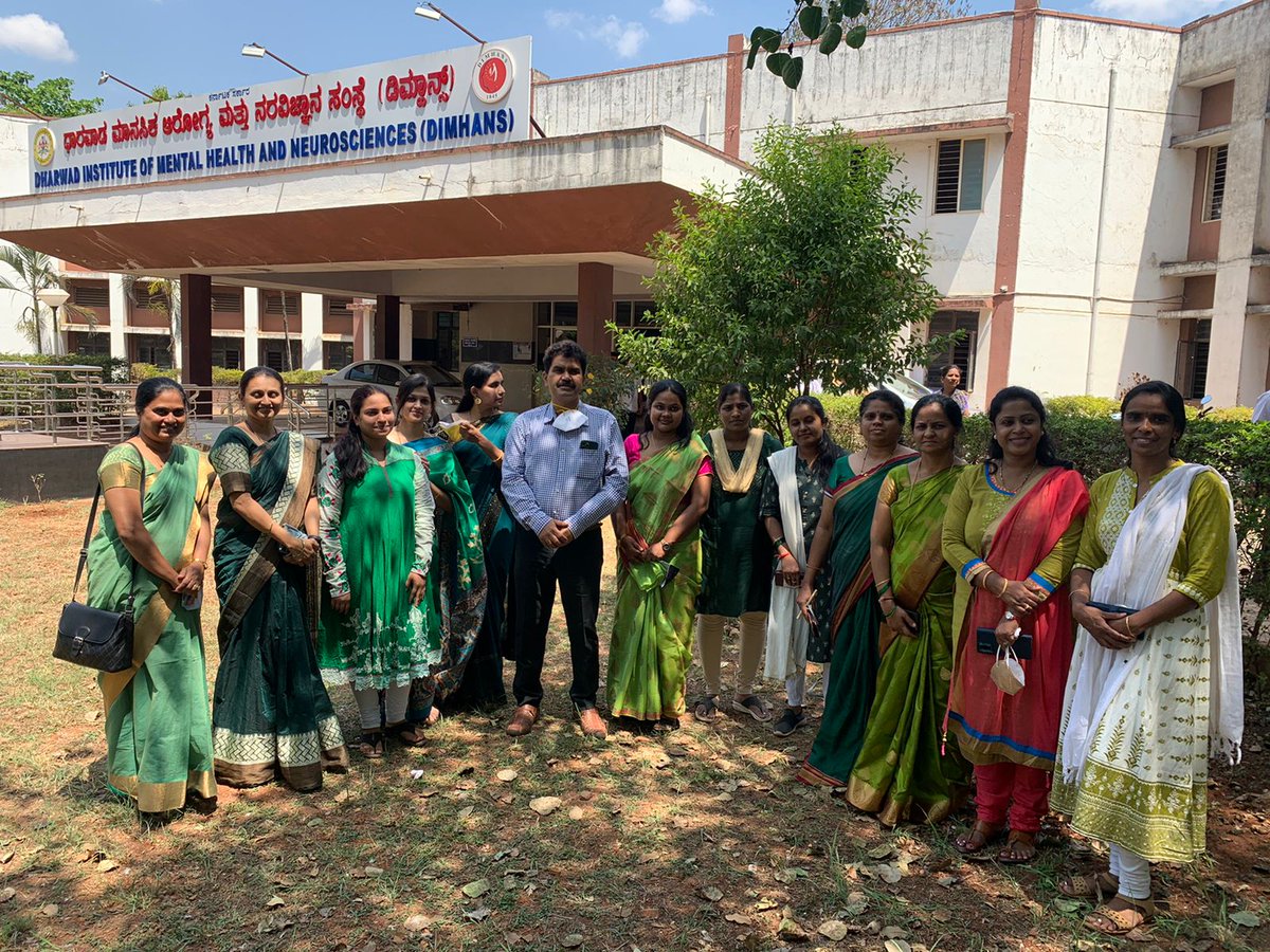 DimhansD's tweet photo. Women's day celebrations at DIMHANS, Dharwad 2022. https://t.co/cy3LNHemJc