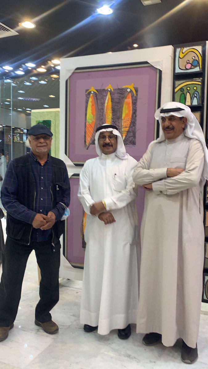 solimanart's tweet photo. لقطات 
ليلة افتتاح مرسم الفنان عبدالله حماس في الرياض الاربعاء 9 مارس 2022 https://t.co/SHFfXvwhdS